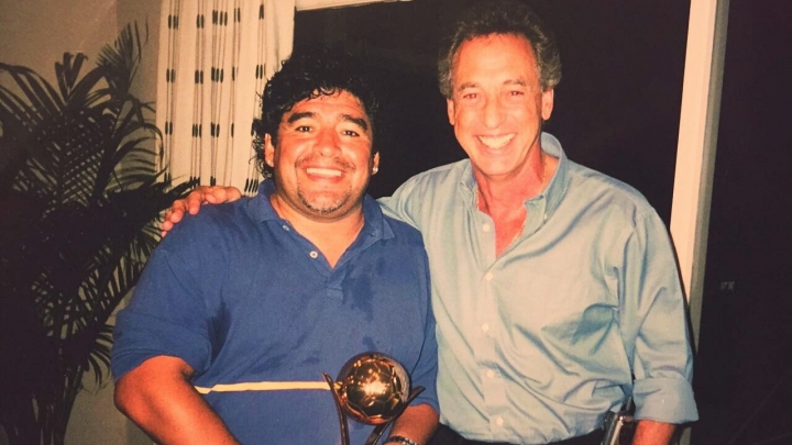 “Los grandes como Diego Maradona nunca mueren, siempre van a estar con nosotros.” Enrique “Quique“ Wolff
