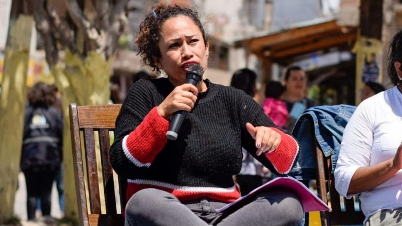 Dina Sanchez: "Nosotras movilizamos marzo y estuvimos en el ministerio de género donde nos reunimos y quedamos en un acuerdo para poder llevar nuestras demandas, pero eso nos sucedió, no hubo ninguna propuesta de dialogo"