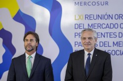 Mercosur: Alberto Fernández acusó a Lacalle Pou de querer 