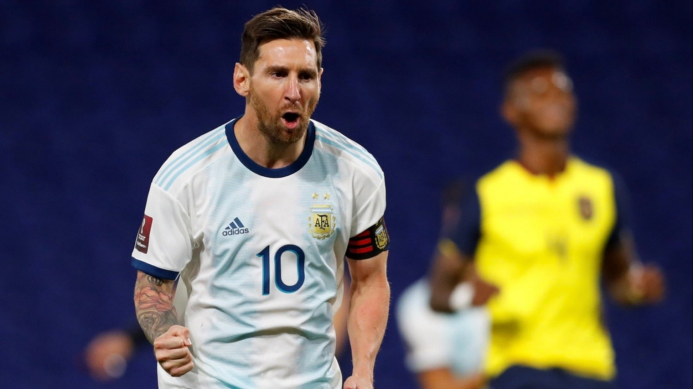 Con gol de Messi, Argentina debutó con victoria ante Ecuador