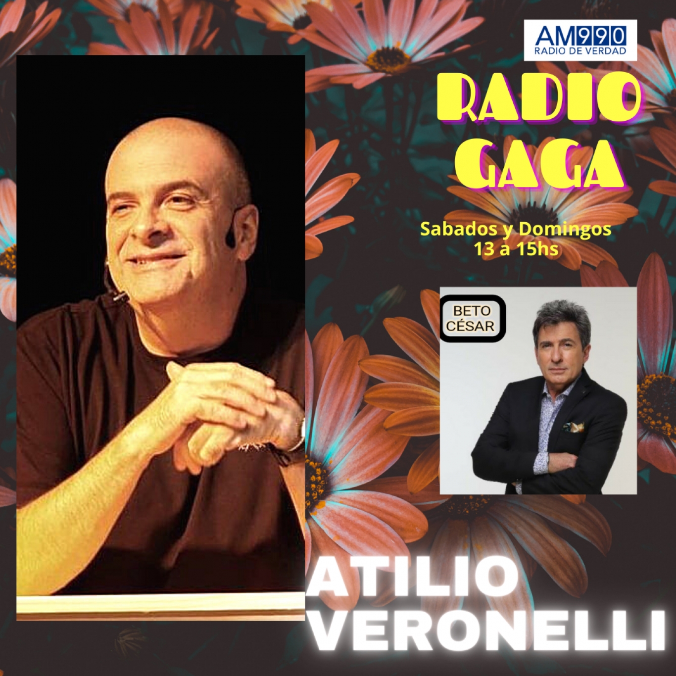ATILIO VERONELLI, el humor es mas fuerte... paso por Radio GaGa