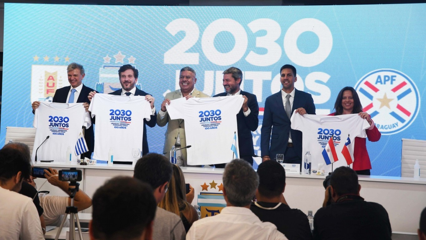 Argentina lanzó su candidatura para el Mundial 2030 junto a Uruguay, Paraguay y Chile
