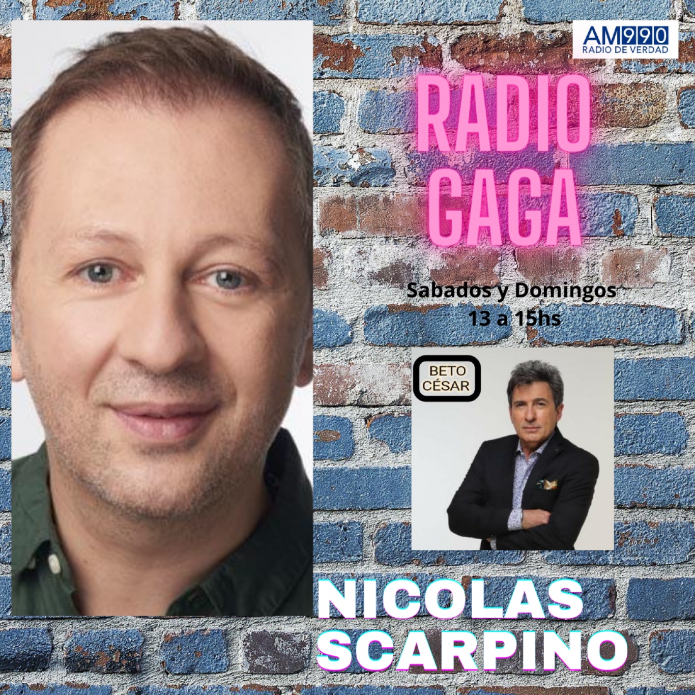 Nicolas Scarpino, charla hermosa en Radio GaGa