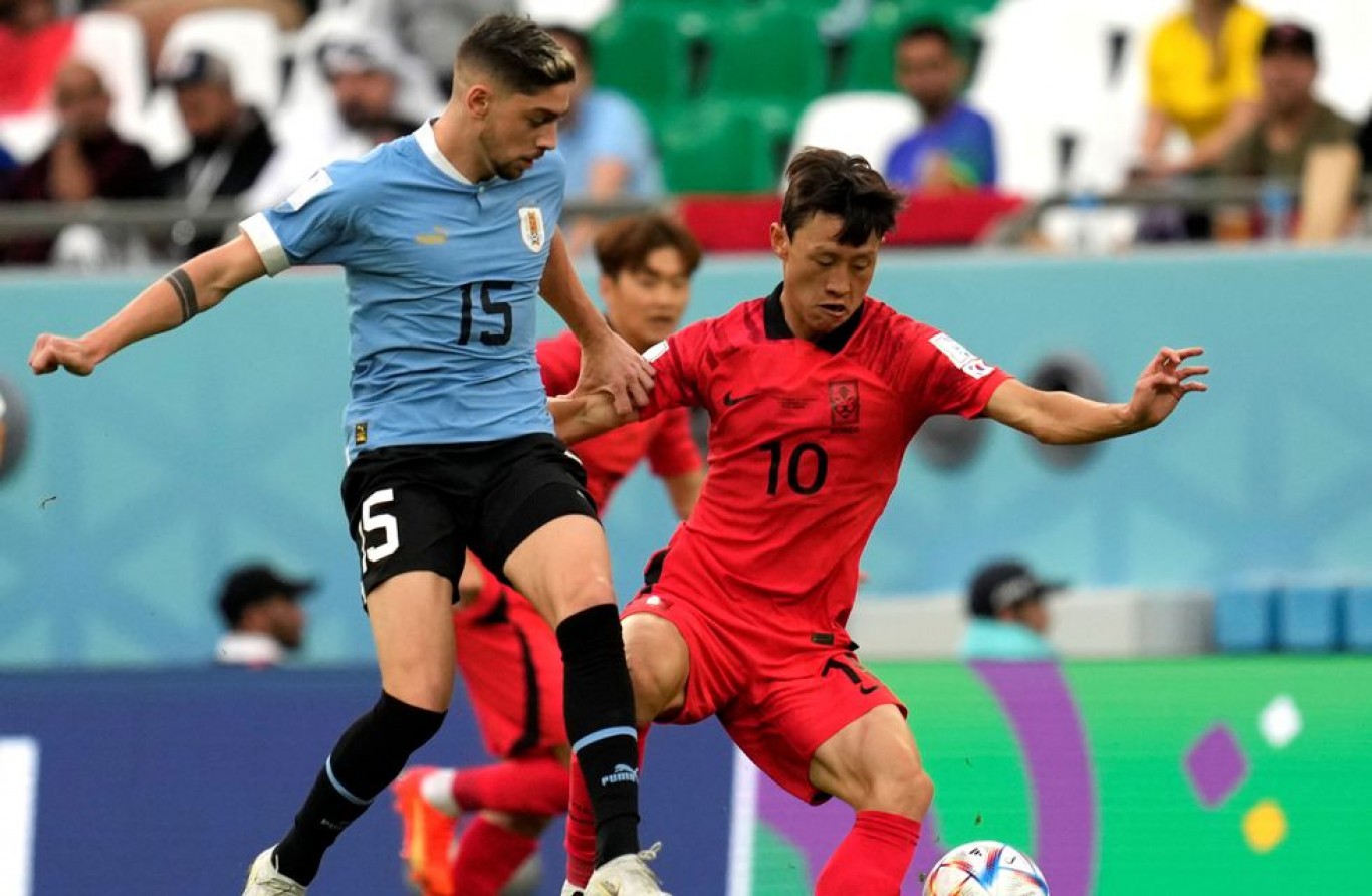 Uruguay y Corea del Sur igualaron sin emociones