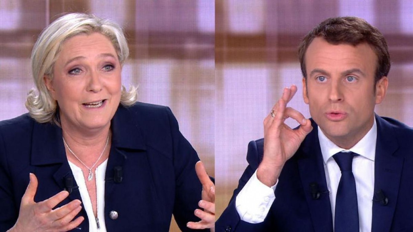 "Algunas encuestas para el segundo turno, la ubicaban a Marine Le Pen el viernes con una intención de voto del 49%", Marcelo Falak en Todo por delante
