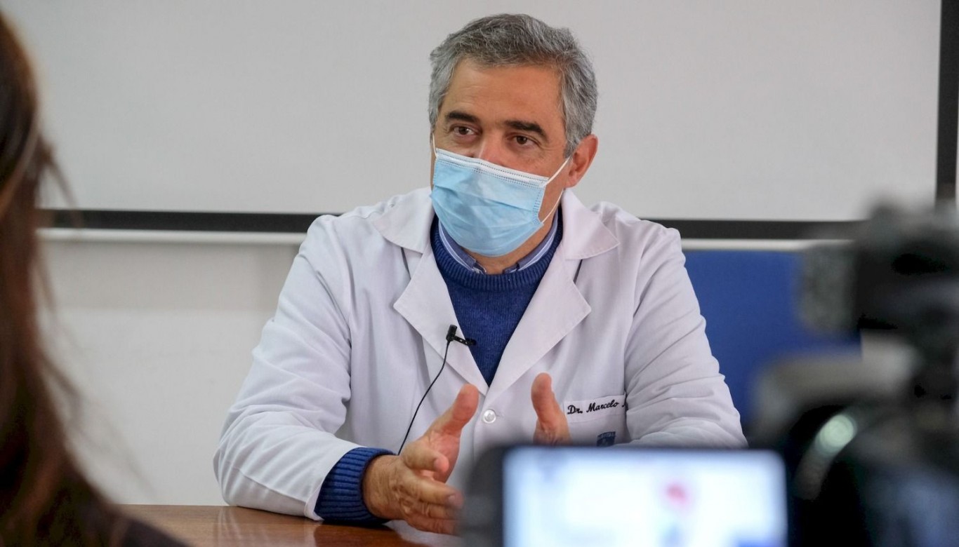 "De veinte hisopados, dieciocho son positivos..." Dr. Marcelo Nallar.